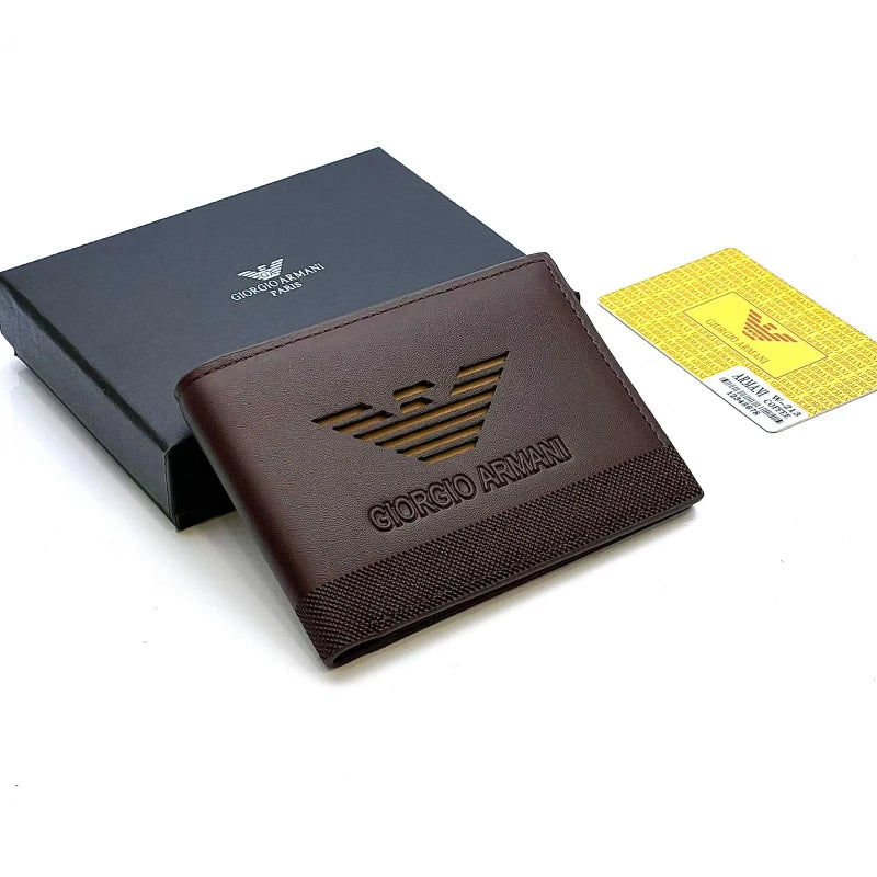Armani Brown Leather Wallet