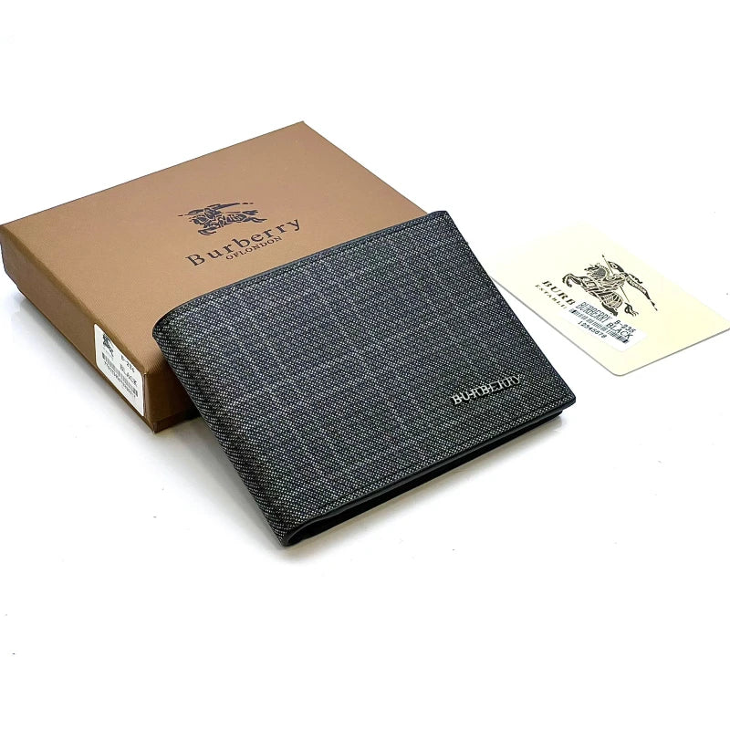 Burberry Black Bifold Men Wallet