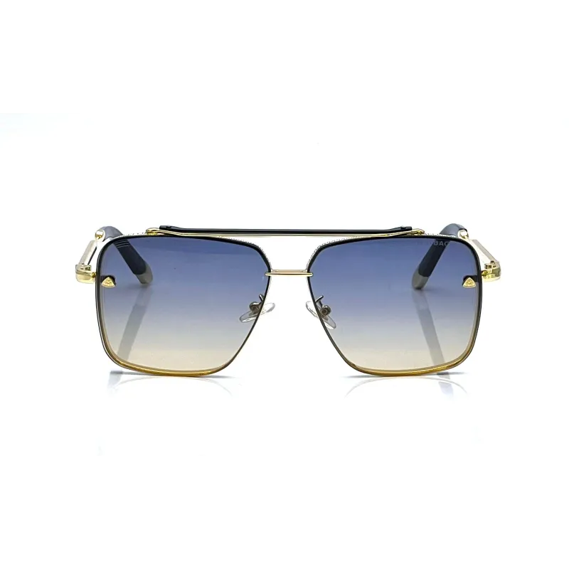 Buy Maybach Golden Double Shade Square Sunglass