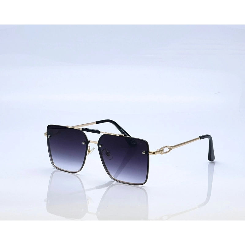Cartier 23014 Golden Black Double Sunglasses