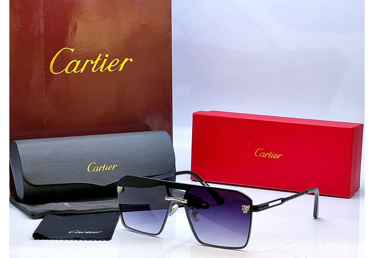 Cartier 23072 Black Sunglasses