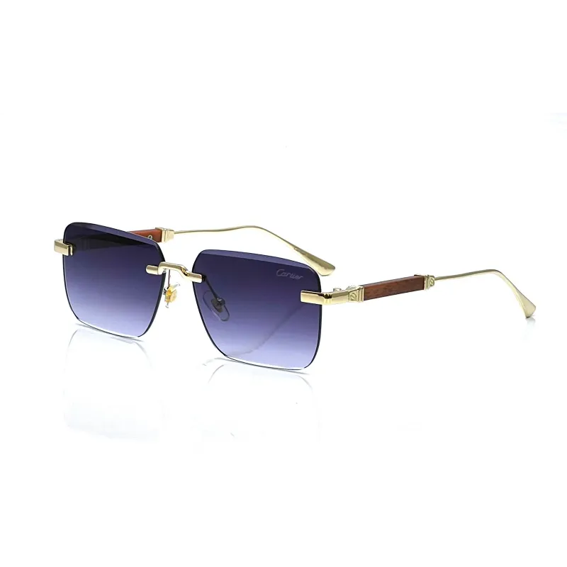 Cartier 3031 Black Gold Double shade Sunglasses