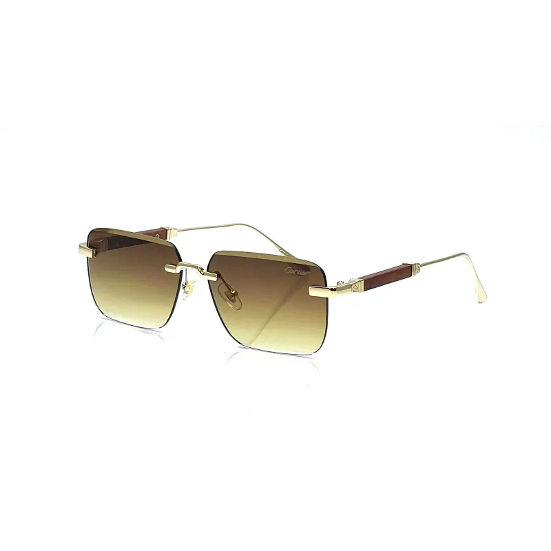 Cartier 3031 Golden Brown Sunglass