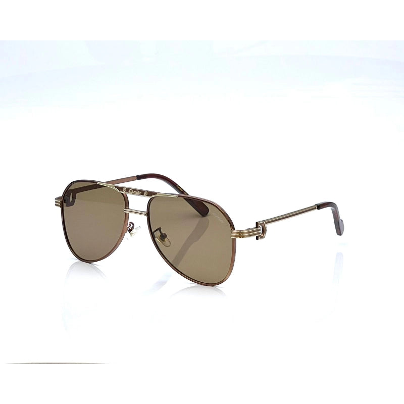 Cartier TJ72329 Copper Brown Sunglasses