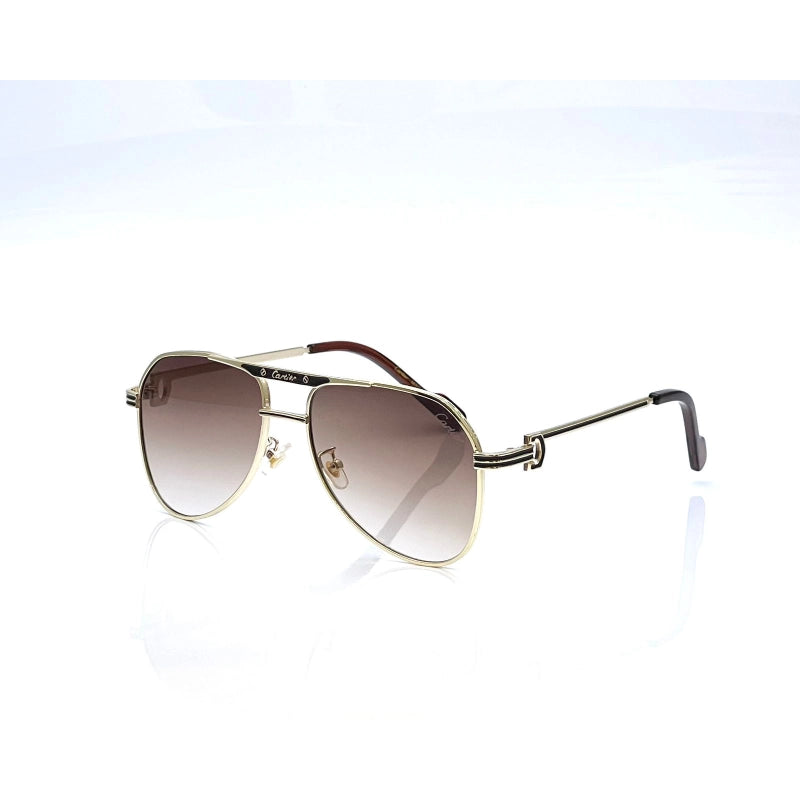 Cartier TJ72329 Golden Brown Sunglasses