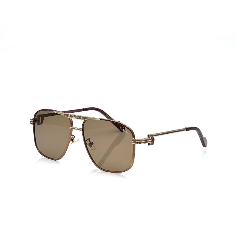 Cartier TJ72330 Copper Brown Sunglasses
