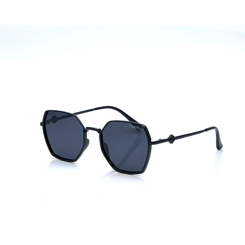 Chanel Hexagon Black Sunglasses