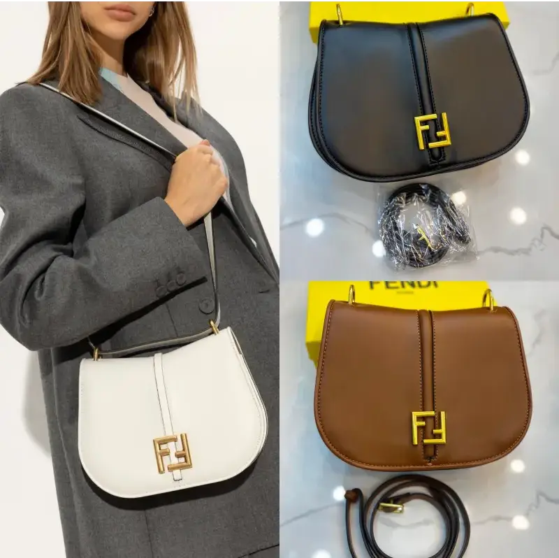 FENDI SUNSHINE LOGO black and white color