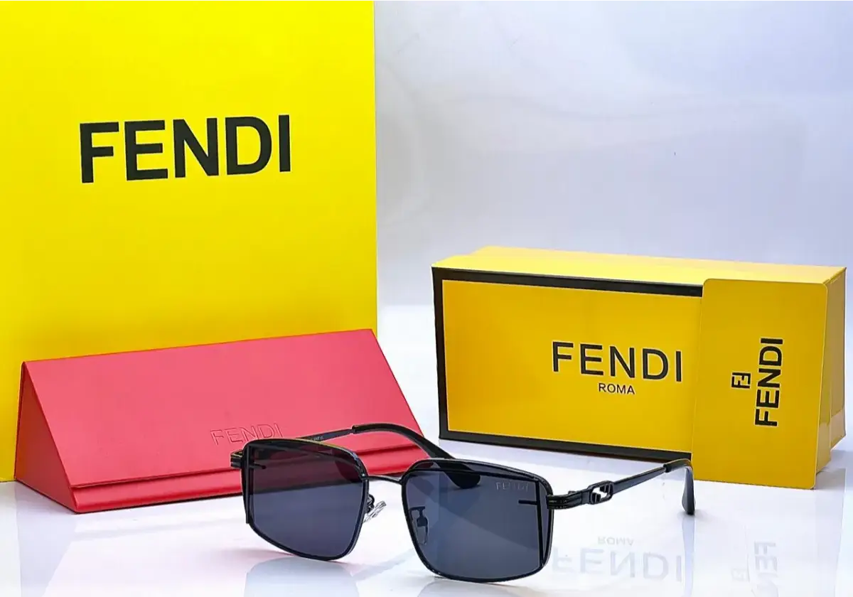 Fendi 2484 Black Eye Shape Sunglasses