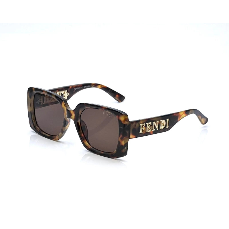 Fendi Brown Square Sunglasses