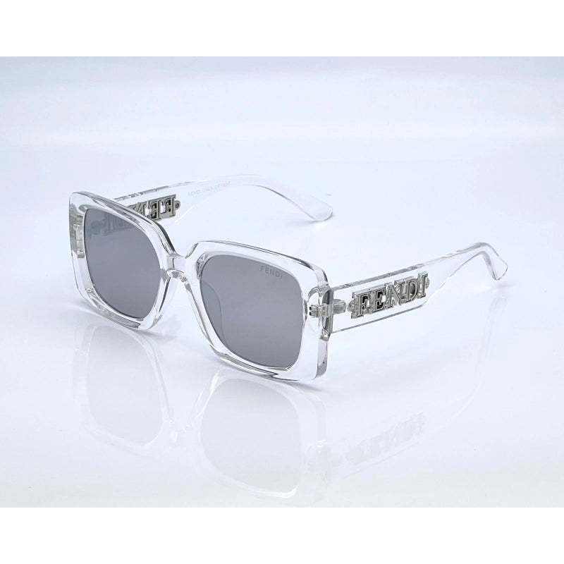 Fendi Transparent Square Sunglasses