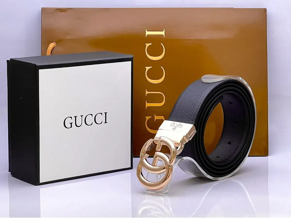 Gucci GG Golden Dual side Belt For Men