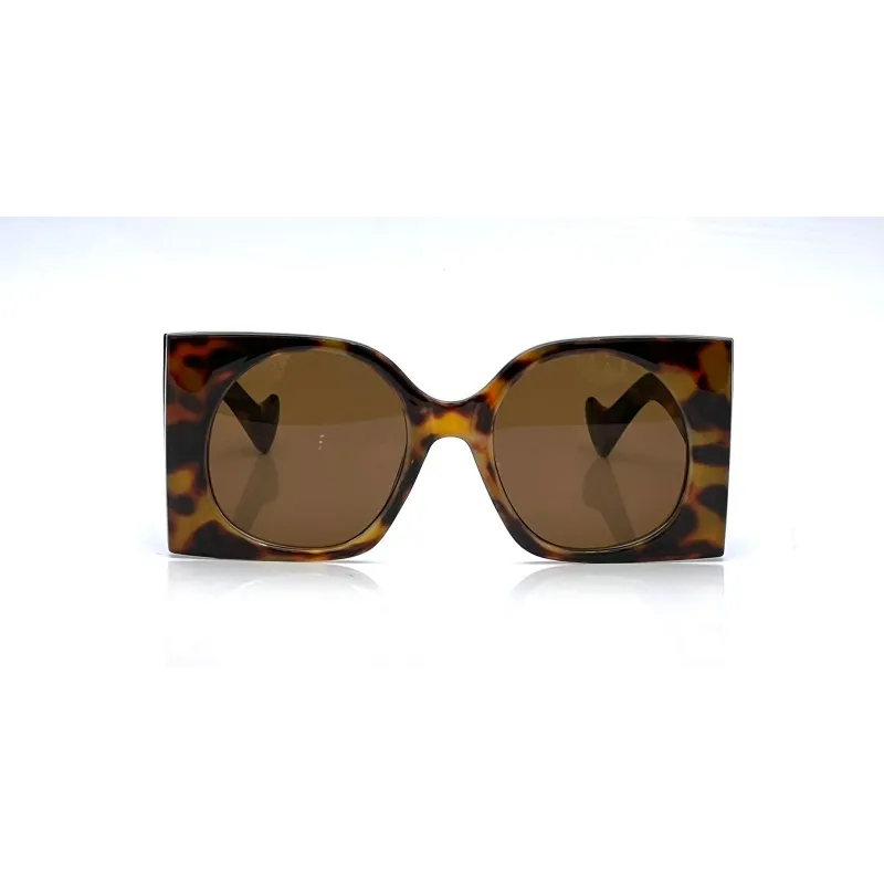 Gucci GG1254S Brown Tiger Print Sunglass