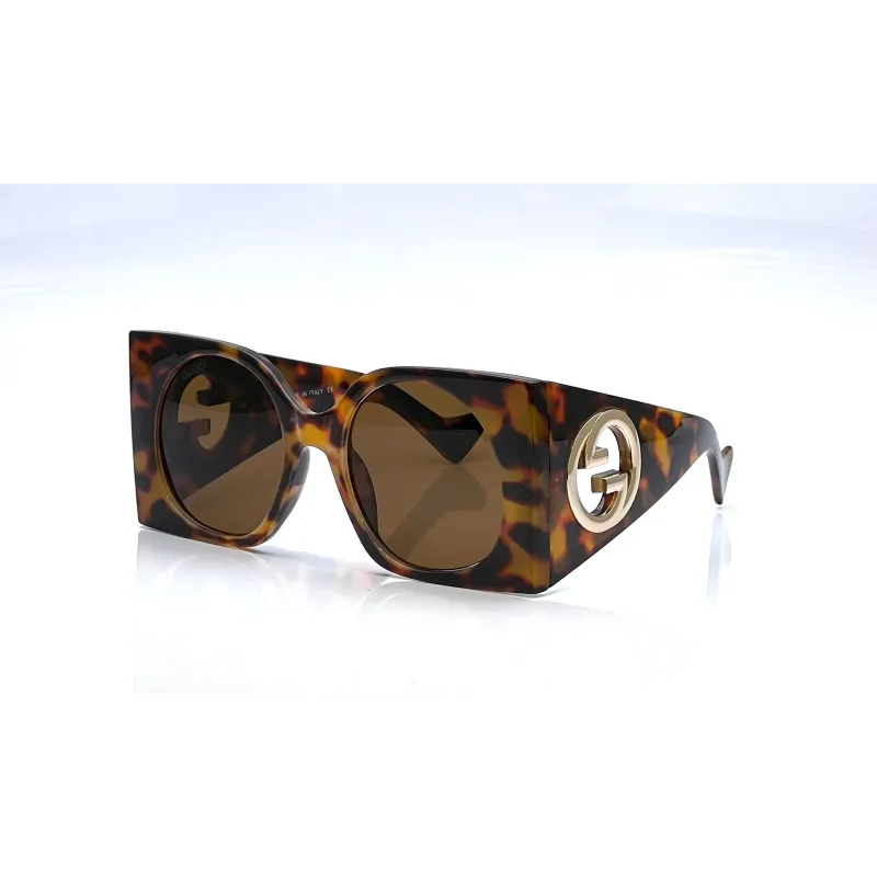 Gucci GG1254S Brown Tiger Print Sunglasses