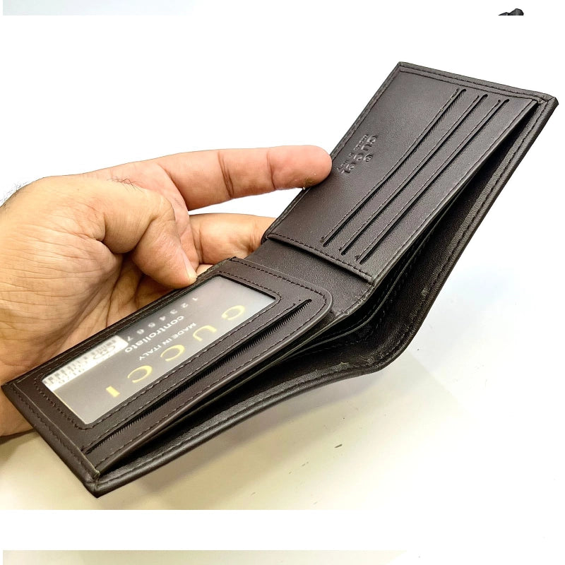 Gucci Men Brown Wallet inside Picture