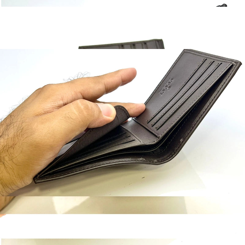 Gucci Men Brown Wallet inside pic
