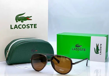 Lacoste L122 Aviator Brown Color Sunglasses