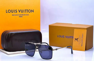 Louis Vuitton 22332 Golden Black Sunglasses