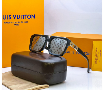 Louis Vuitton 6050 Black Print Logo Lens Sunglass