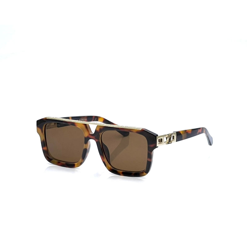 Louis Vuitton 6050 Brown Tiger Print Sunglass