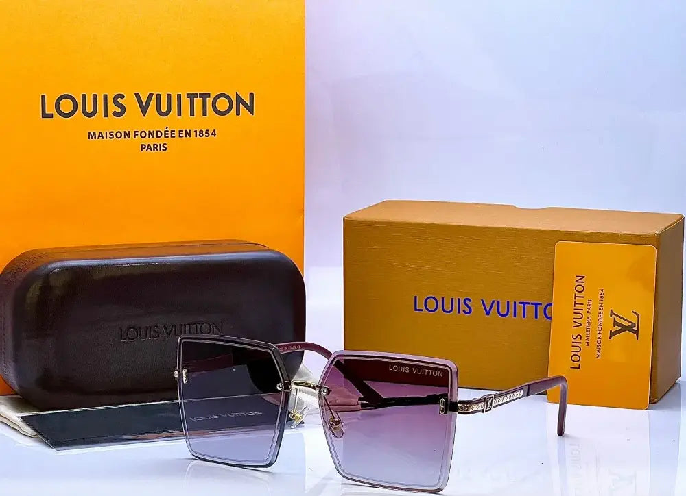 Louis Vuitton TJ72308 Marron Double Shade Sunglasses