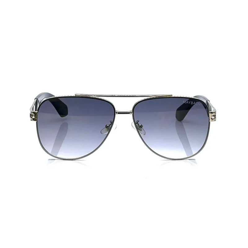 Maybach 22388 Aviator Black Silver Sunglass