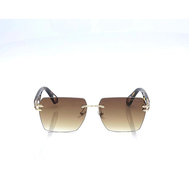 Maybach 228 Golden Brown Rimless Sunglass