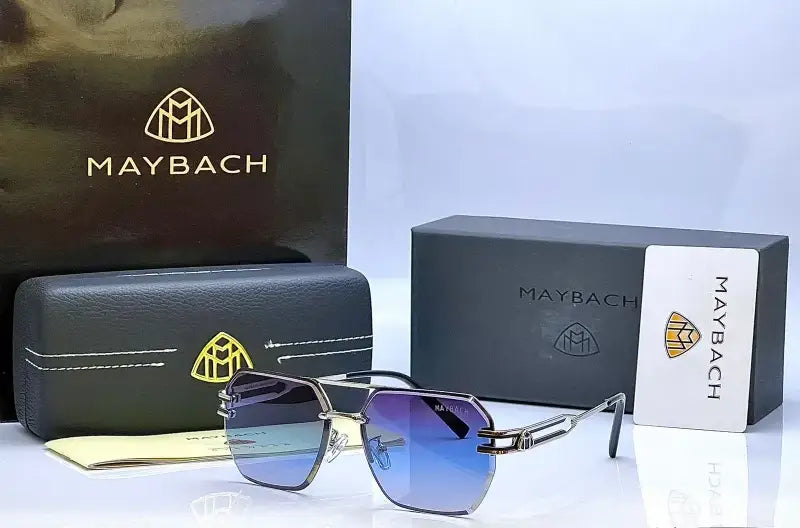 Maybach 2493 Cut Shape Silver Sunglasses