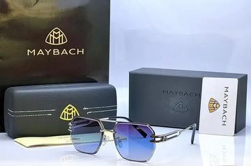 Maybach 2493 Cut Shape Silver Sunglasses