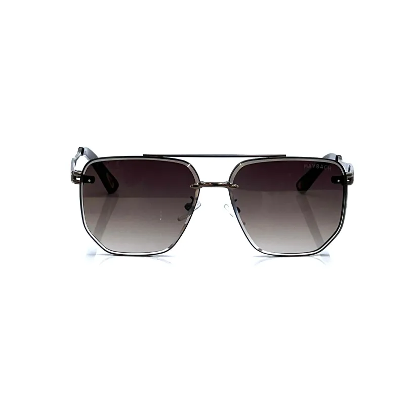 Maybach Copper Brown Dark Shade Cut Shape Sunglass