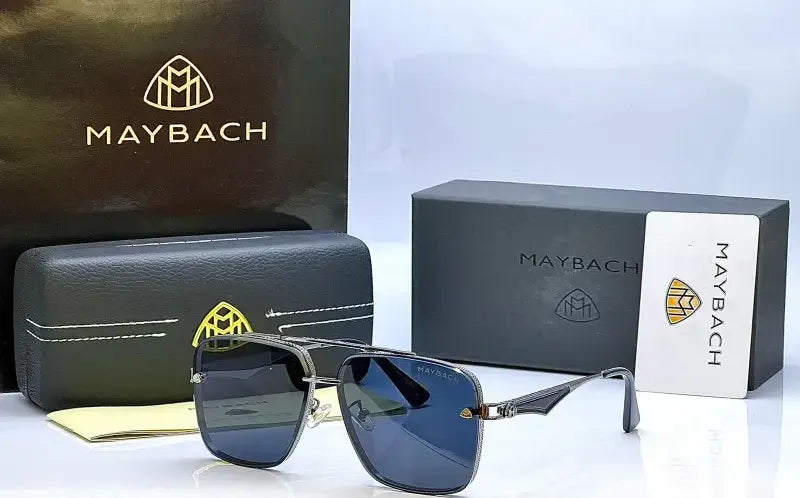 Maybach TJ72290 Square Black Sunglasses