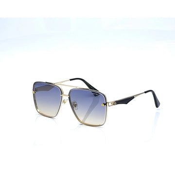 Maybach TJ72290 Square Golden Double Shade Sunglasses