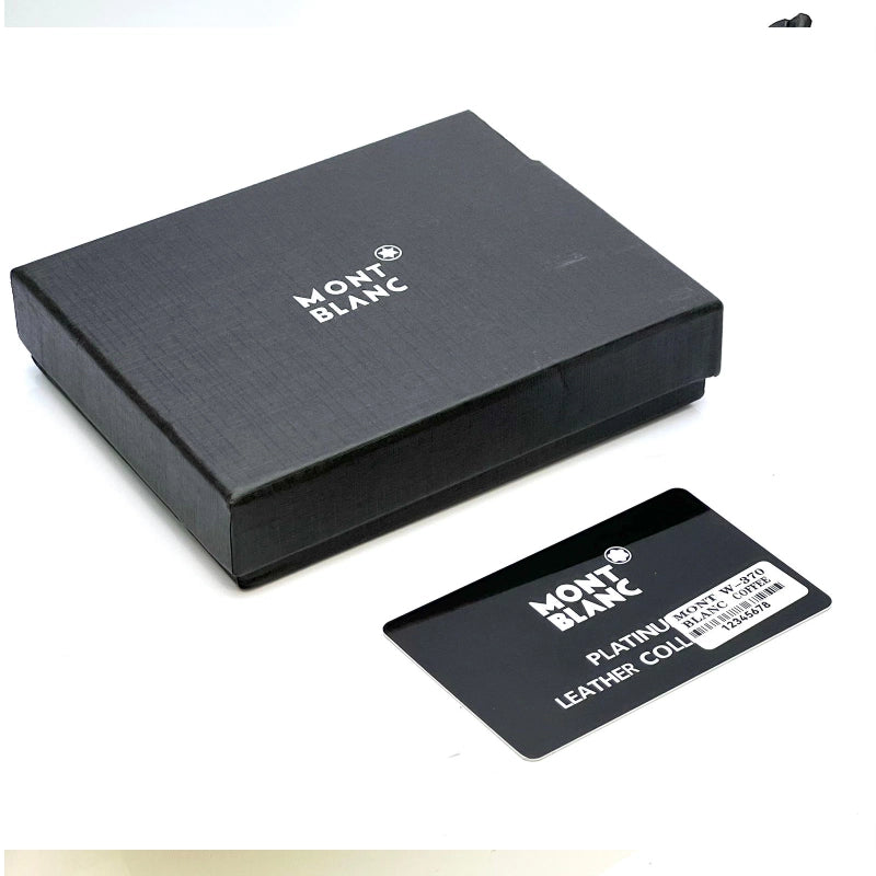 Mont Blanc Wallets For Men Brand Box