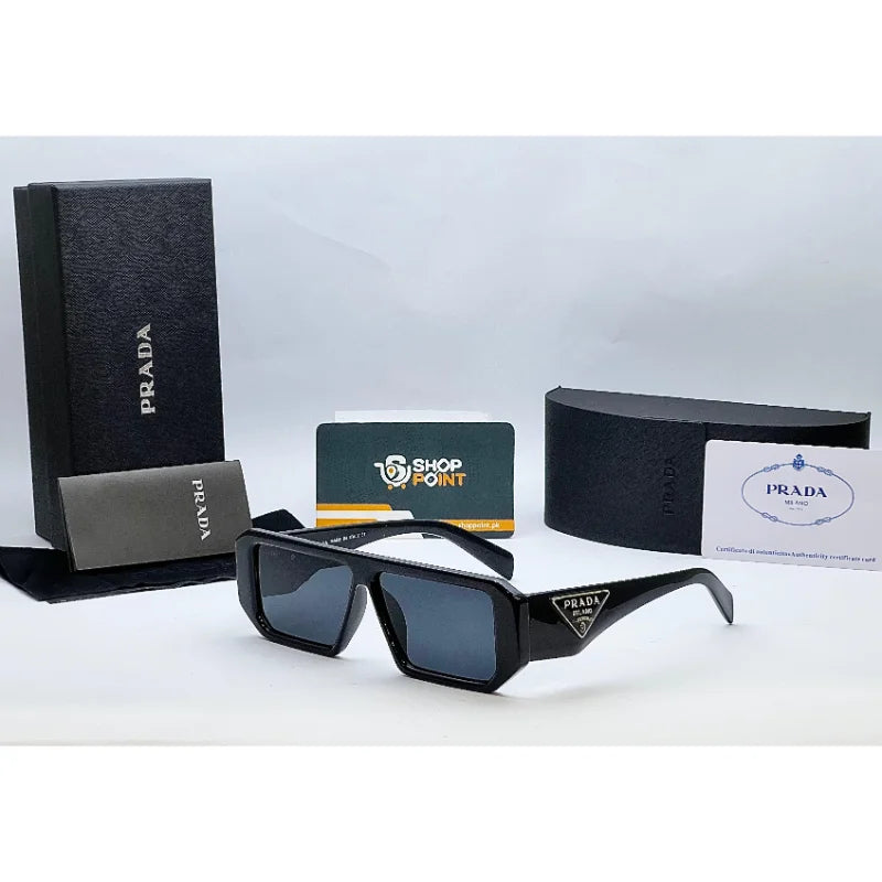 【付属品完備 ギャラ付】PRADA sunglasses logo ベッコウ柄 Prada 6002 Black Sunglasses – Shoppoint