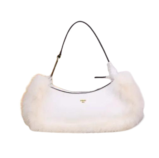 Fendi OLock Swing Bag White Color