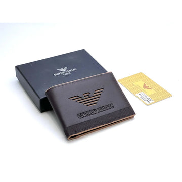 Armani Brown Leather Wallet