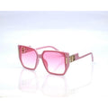 Balenciaga 21035 Pink Square Sunglasses - Shoppoint