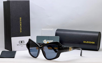 Balenciaga Black Cat Eye Sunglasses