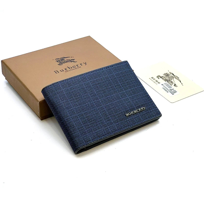 Burberry Blue Bifold Wallets