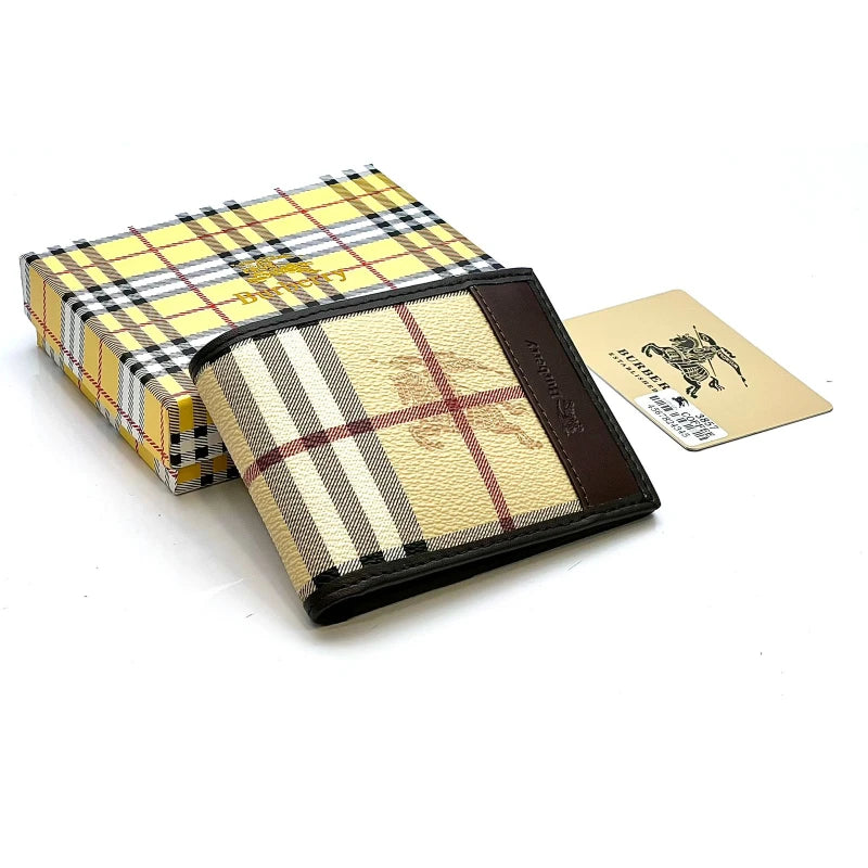 Burberry Brown Plain Wallet