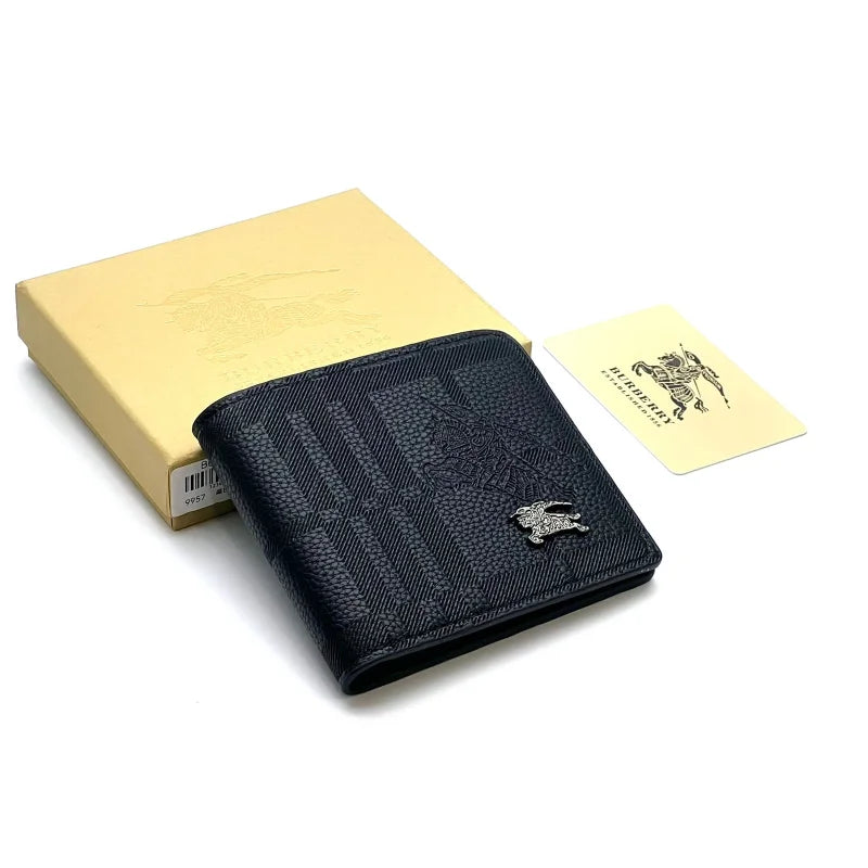 Burberry Black Bifold Men Wallet