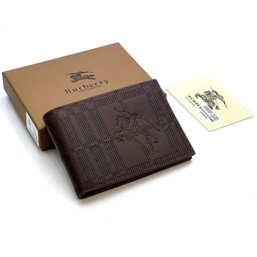 Burberry Brown Plain Wallet