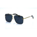 Buy Maybach Black Gold Shade Square Sunglasses
