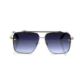 Buy Maybach Golden Black Purple Double Shade Square Sunglass