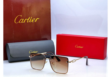 Cartier 23014 Golden Brown Sunglasses