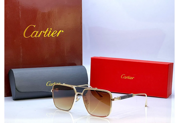 Cartier 23064 Golden Brown Sunglasses