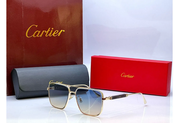Cartier 23064 Golden Double Shade Sunglasses