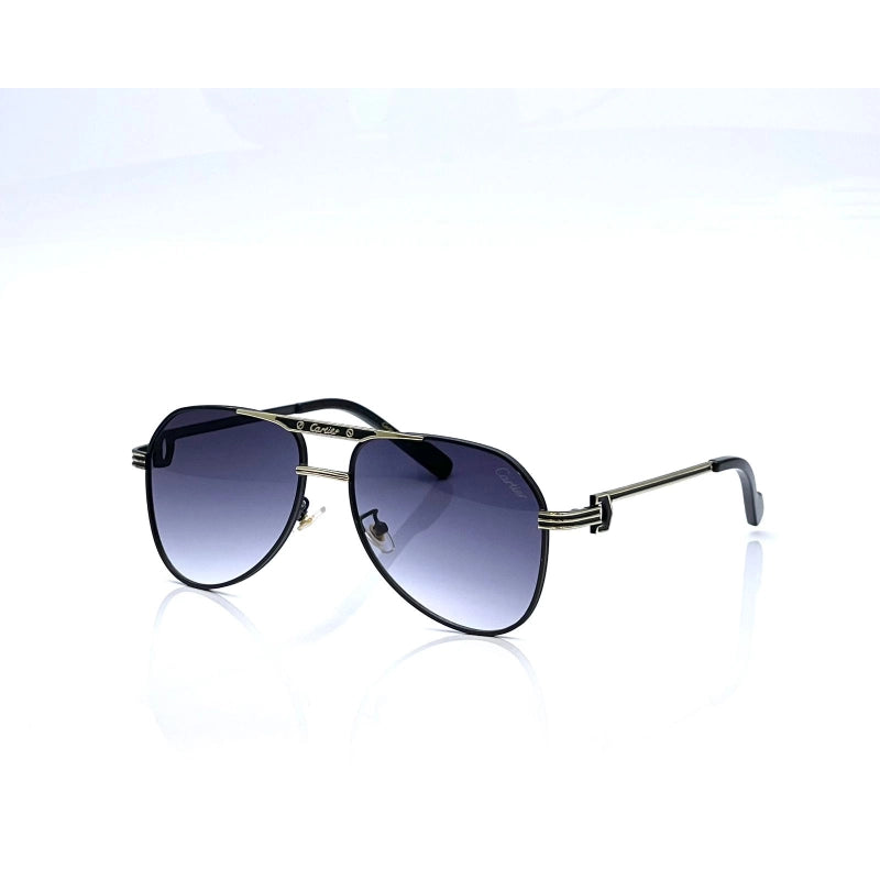 Cartier TJ72329 Black Double Shade Sunglasses