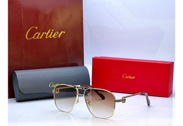 Cartier TJ72330 Golden Brown Sunglasses