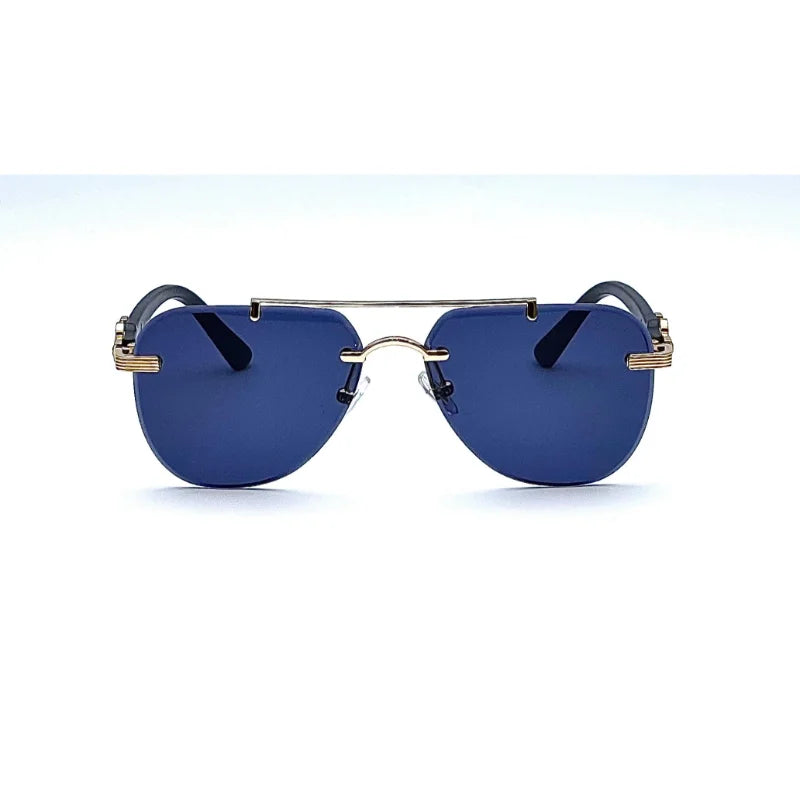 Cartier 23064 Golden Black Sunglasses